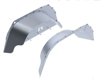 MetalCloak 6292 Aluminum Rear Inner Fender Liners for Jeep Gladiator JT 2020+