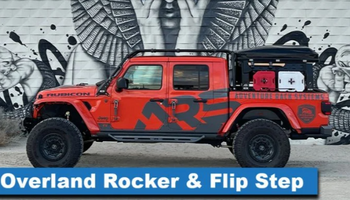 MetalCloak 6353 Overland Rocker & Flip Step Kit for Jeep Gladiator JT 2020+