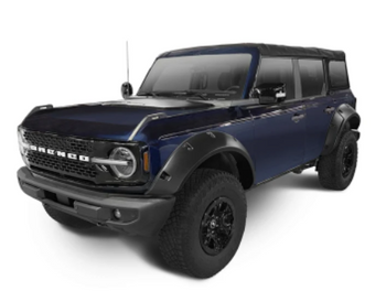 Bushwacker 20960-02 Pocket Style Fender Flares for Ford Bronco 4 Door 2021+