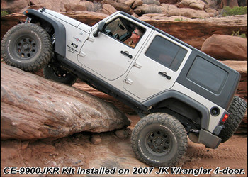 RockJock CE-9900JKR4 Rear AntiRock Sway Bar Kit for Jeep Wrangler JK 4 Door 2007-2018