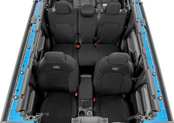 Rough Country 91045 Front & Rear Seat Covers for 4 Door Ford Bronco 2021+