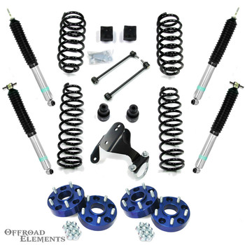 TeraFlex 2.5" Coil Lift w/ Bilstein Shocks & Wheel Spacers for Wrangler JK 2007+