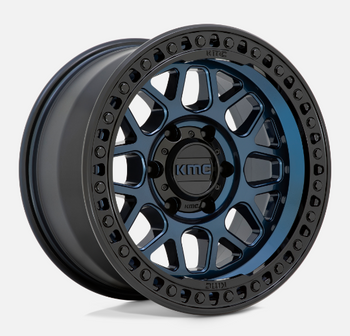 KMC Wheels KM54979050912N KM549 GRS Wheel | 17x9 | 5x5 | Midnight Blue with Gloss Black Lip
