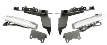 Rugged Ridge 11640.95 DRL Front Fender Chop Brackets for Jeep Wrangler JL & Gladiator JT 2018+