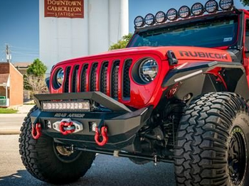 Road Armor 518LFFSB Stealth Front Fender Liners for Jeep Wrangler JL & Gladiator JT 2018+