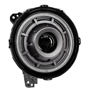 Oracle Lighting 5839-504-PAU Oculus 9" Bi-LED Projector Headlights White Halo & Graphite Bezel for Jeep Wrangler JL & Gladiator JT 2018+