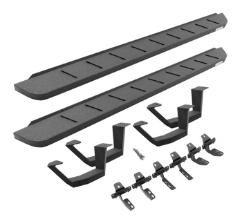 Go Rhino 6341068720T RB10 Running Boards with Drop Steps for Ram Crew Cab 2009+
