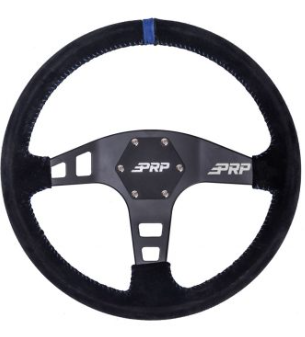 PRP Seats Flat Steering Wheel in Suede or Leather