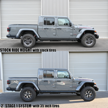 Synergy 8851-2000 2" Stage 1 Suspension System for Jeep Gladiator JT 2020+