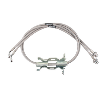 Synergy 8866-03 Front Steel Braided Brake Line Kit for Jeep Gladiator JT 2020+