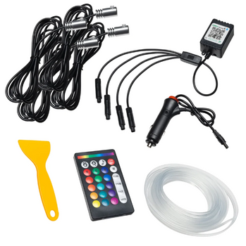 Oracle Lighting 4236-333 ColorSHIFT Fiber Optic LED Interior Kit for Jeep Wrangler JL & Gladiator JT 2018+