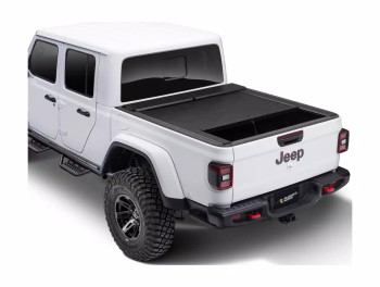 Rugged Ridge 13550.35 Armis Retractable Bed Cover with Max Track for Jeep Gladiator JT with Trail Rail System 2020+