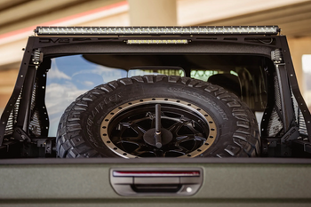 DV8 Offroad TCGL-01 Adjustable Tire Carrier for Jeep Gladiator JT 2020+