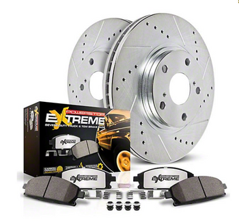 Power Stop K8490-36 Z36 Truck and Tow Rear Brake Kit for Jeep Wrangler JL & Gladiator JT 2018+