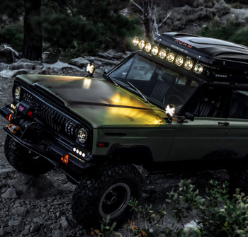 KC Hilites 100 6" Slimlite LED 2-Light System | 50W Spot Beam Pattern