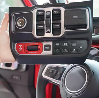 VoSwitch JL300 Lower Dash 6-Switch Power Panel for Jeep Wrangler JL & Gladiator JT 2018+