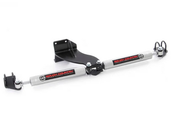 Rough Country 8749430 N3 Dual Steering Stabilizer for Ram 2500 2.5"+ Lift 2014+