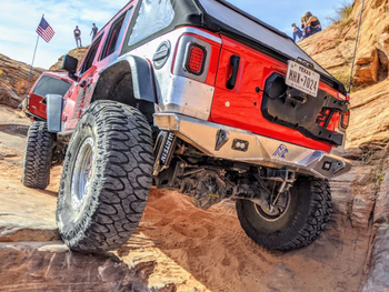 Next Venture Motorsports Aluminum Featherweight Series Rear Bumper for Jeep Wrangler JL 2018+