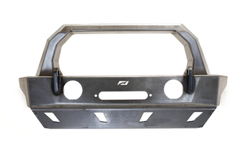 Motobilt MB1200-MB1201-MB1203 Crusher Series HD Front Bumper with Bull Bar & Skid for Jeep Wrangler JL & Gladiator JT 2018+