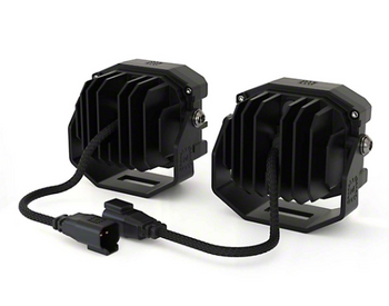 Morimoto BAF010 HXB LED Pod Lights; Yellow Combo Beam