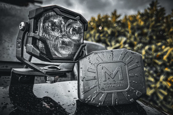 Morimoto BAF055 4Banger Blackout Light Cover Pair for 4Banger Pod Lights