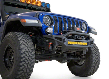 Addictive Desert Designs F964900010103 Rock Fighter Front Stubby Bumper for Jeep Wrangler JL & Gladiator JT 2018+