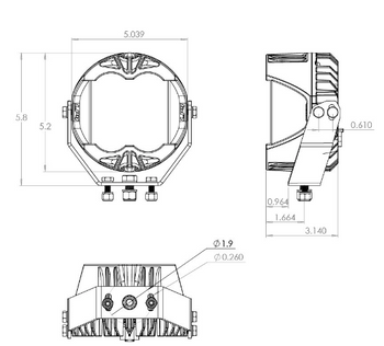 Baja Designs 297801 LP4 Pro LED Light Pair