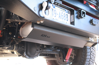 Rock Hard 4x4 RH-90547 Aluminum Muffler Skid Plate for Non-Hemi Jeep Wrangler JL 2018+