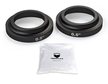 TeraFlex 1969400 0.5" Rear Upper Bump Stop Strike Pad Shim Kit for Jeep Gladiator JT 2020+