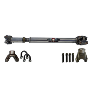 Adams Driveshaft ASDJK-1310F-S2Y-1 Front 1310 CV Driveshaft Solid U-Joints with Pinion Yoke for Jeep Wrangler JK 2007-2018