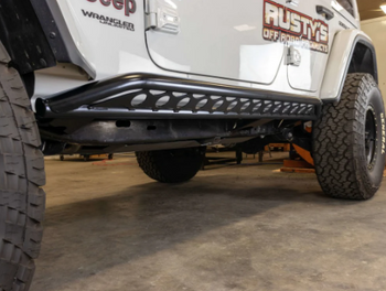 Rusty's Off Road RA-RR9930-JL Rocker Armor with Kicker Tube for Jeep Wrangler JL 4 Door 2018+