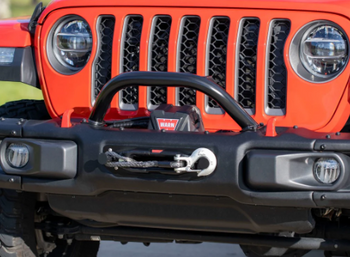 Rusty's Off Road RR-PR1820-SB Pre-Runner Bar with Light Mount for Factory Steel Bumper for Jeep Wrangler JL & Gladiator JT 2018+