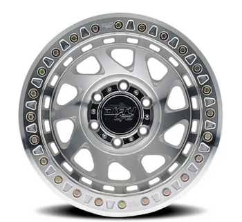 Dirty Life 9313-7973M38 9313 Enigma Race Beadlock 17x9 5x5 -38mm in Machined
