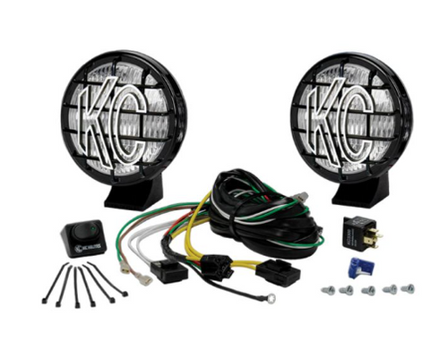 KC Hilites 452 5" Apollo Pro Halogen 2-Light System 55W Fog Beam