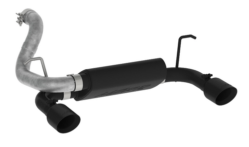 MBRP S5529BLK Black Series 2.5' Dual Axle Back Exhaust System for Jeep Wrangler JL 3.6L 2018+