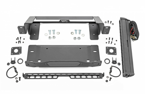 Rough Country 51067 High Winch Mount with LED Light for Ford Bronco 2021+