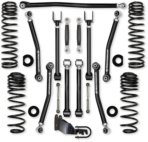 Rock Krawler 4.5" Adventure-X No Limits System | 4 Door (Wrangler JL 2018+)