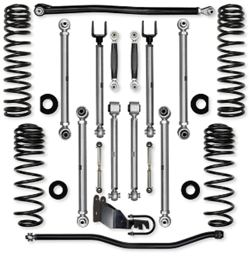 Rock Krawler JL25PNL-2 X-Factor Pro No Limit System for Jeep Wrangler JL 2 Door 2018+
