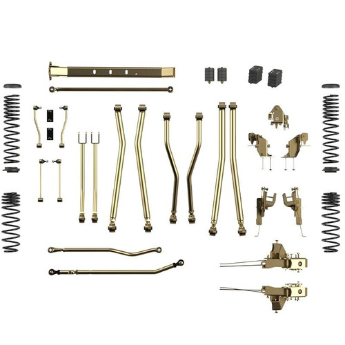 MetalCloak A5445 4.5" Four Link Long Arm Suspension for Jeep Wrangler JL 4 Door 392 2021+
