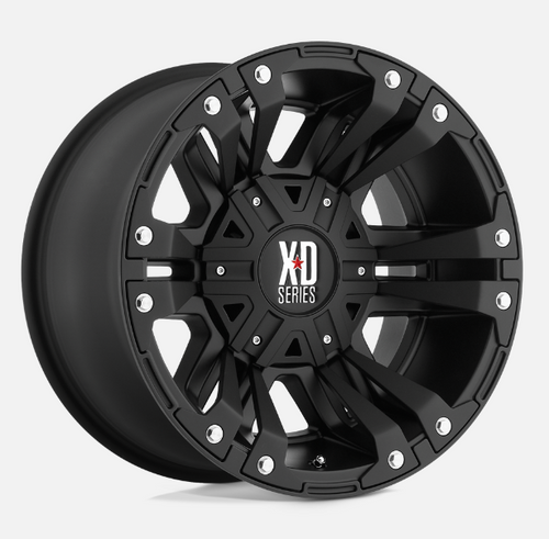 XD Series XD822 Monster II Wheel 17x9 in Matte Black