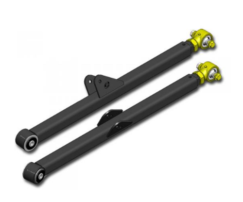Clayton Off Road 1908010 Long Front Lower Control Arm Pair for Jeep Wrangler JK 2007-2018