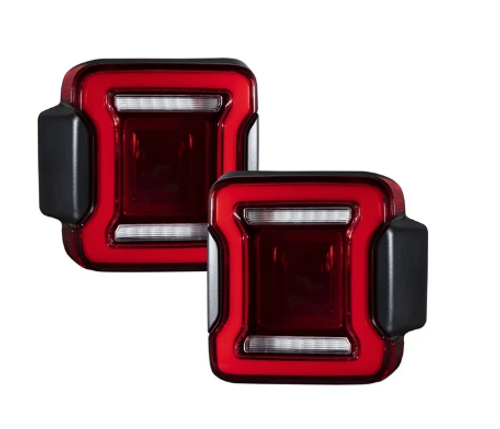 Form Lighting FL0013 LED Tail Light Pair in Red for Jeep Wrangler JL 2018+