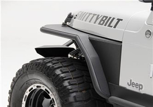 Smittybilt 76873 Front Tube Fenders with 3" Flare for Wrangler TJ 97-06 Smittybilt 76873 Front Tube Fenders with 3" Flare for Wrangler TJ 97-06