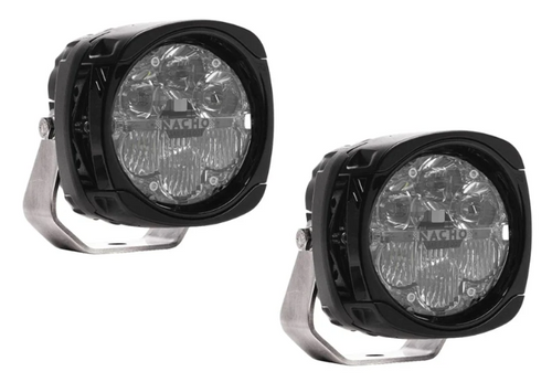 Nacho Offroad Technology PM461 Quatro SAE Combo LED Lights in White