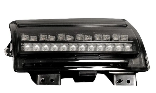 Recon 264148BK Fender LED Light OLED DRL in Smoked Lens for Jeep Wrangler JL & Gladiator JT 2018+