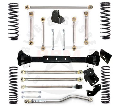 RPM Steering RPM-JTH30 3" Ultimate Aluminum Hybrid Long Arm Lift Kit for Jeep Gladiator JT