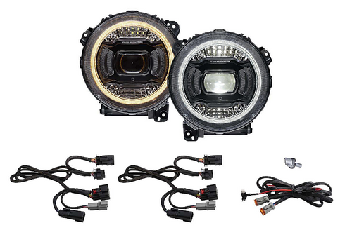 Diode Dynamics DD5166 Elite LED Headlights for Jeep Wrangler JL & Gladiator JT 2018+