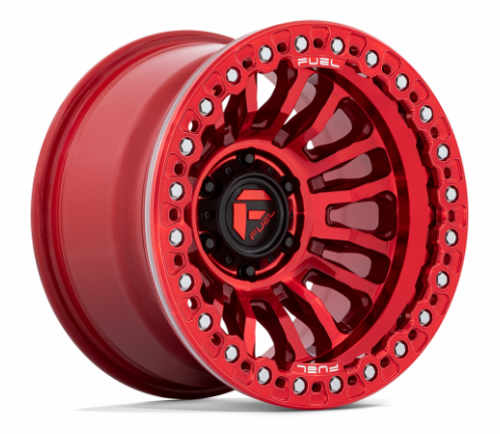 Fuel FC125QX17905038N Rincon Beadlock Wheel 17x9 in Candy Red