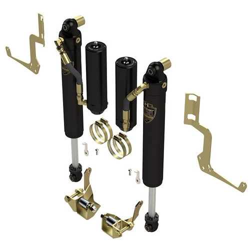 MetalCloak 1628 RockSport BLACK Front Shocks 4.5-5.5" for Jeep Wrangler JL & Gladiator JT 2018+