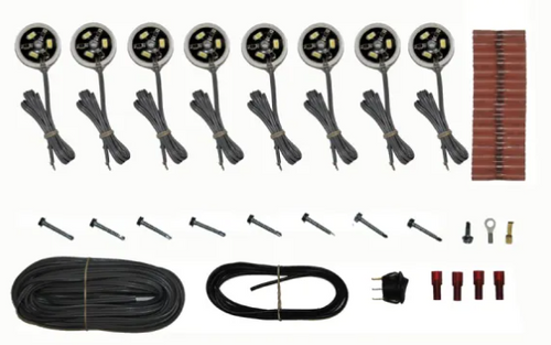 Offroad Only LS-W8 8 Piece LiteSpot Chassis LED Light Kit